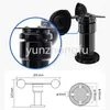 Tkanina meteorologiczna trzy kubki Aemometr prędkość wiatru / kierunek czujnik nadajnika puls RS485 Modbus 0-30 m / s