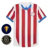 2024 Paraguay Soccer Jersey 2024 Copa America Camisa Home Away Football Shirt Kit Size S-4xl