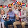 Вечеринка оформления бумаги String Flag европейские страны вырванки баннер футбольные украшения для спортивных мероприятий для детей декора