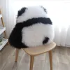 Yastık Etkili Panda Arka Koltuk Atma Yün Oturma Odası Dekorasyonu Sevimli Yatak Odası Süs