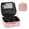Reise -Make -up -Tasche mit verstellbarer Partition professioneller Kosmetik -Aufbewahrungsbox tragbarer Schmuck Digital Tool Zubehör 240428