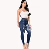 Jeans feminino feminino alongamento magro rasgado hole lavado mãe fêmea feminina jeggings high waist lápis y2k calças calças