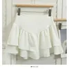 Röcke abgestufte gekräuselte Minirock hohe Taille Schicht fließend Chiffon Kurzer Sommer Spring Frauen Soft-Girl Fairycore Outfit L386