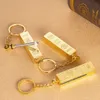 Match le plus populaire Gold Stick Lighter Mini Keychain Match Huile plus léger