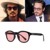 Nueva moda Johnny Depp Gafas de sol redondo Tinte Tint Ocean Lens Design Party Party Show Glasses Oculos de Sol