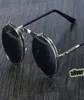 Солнцезащитные очки в стиле стимпанк круглые женщины Metal Vintage Filep Circular Double Lens Sun Glasses Style Circle Shades Gafas de Sol UV400SUN1804915