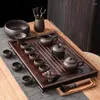 Tea Trays Ceremony Purple Sand Set Chinese Bubble Matcha Travel Japan Pet Gaiwan Juego de Te Chino Cups