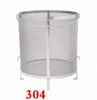 304 Stainless Steel Beer Wine House Home Brew Filter Basket Strainer Barware Bar Tools Filter Bag for Jelly Jams Homebrew Barrel T6630954