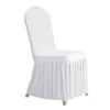 1pcs Elastic Spandex Universal Chair Cover Jupe Tissu pour El Home Modern Wedding Birthday Party Event Dining Seat Seat Decoration 240429