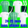 2024-2025 Noord-Ierland Metten Thailand Soccer Jerseys 24 25 Away White Evans Lewis Saville McNair Ballard Man Kids Kits Dames voetbal shirt