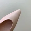 stylishbox ~24041704 40/41/42 7 colors pointed toe flats shoes genuine leather calfskin classic simplicity brown red white black beige pink ivory