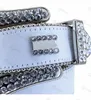 2021 Belts de créateur Belts pour hommes Femmes Belle diamant brillant Blanc54105475890405