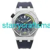 Роскошные часы APS Factory Audemar Pigue Royal Oak Diver Steel Blue Dial 15710ST OO A027CA.01 ST89