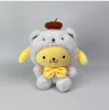 En gros mignon ours blanc cannelle rolls kuromi en peluche toys de jeu de jeu de jeu de jeu d'activité d'activité