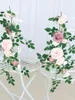 Fiori decorativi 2pc Nate natale per matrimoni di fiori artificiali per decorazioni per le sedie per le sedie a cerimonia