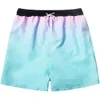 Heren shorts strandbroek snel drogen kan worden gelanceerd, los 5-punts platte hoek zwembroek heren heren grote hete lente badplaats resort