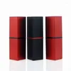 Storage Bottles Top Selling Spot Wholesale Lipstick Tube Matte Red Square Lip Gloss Container Packaging Factory Customization 20pcs/lot