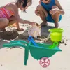 Sable Player Water Fun 1 Set Beach Phelt Toys Arrondied confortable Grip Fun Parent-Child Interaction Play Sand Pheld Toys with Cart Summer Toys D240429