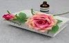 10pcslot Flowers artificiale Decorazioni per matrimoni rosa bouquet 11 colori decorazioni per feste domestiche finta seta 2 teste da pranzo fiore tabella 5441145
