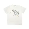 Palm pa tops logo fumo estate sciolte tees una coppia unisex ticlette da camicie retrò streetwear t-shirt angels 2276 uqm