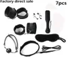 Fétiche BDSM SEXE Bondage Kit de retenue Kit accessoires érotiques pour le masque Couples Collier Gag Gag Handois Toys 7505138