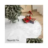 Рождественские украшения Snowy White Tree Юбка P Faux Fur