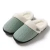 Casual Shoes Unisex Slip On Fuzzy House Slipper Winter Memory Foam Slippers Scuff Outdoor Indoor Warm Plush Bedroom Shoe With Faux Fur