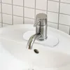 Torneiras de pia do banheiro Practical Faucet Hole Cover Deck Placa 160 63 mm 304 Acessórios de aço inoxidável Compatibilidade Color de prata