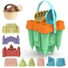 Sable Player Water Fun Beach Castle Bucket Play Sand Set Toys Sand Scop Enfants Summer Toys Toys Sand Boîte de sable pour enfants