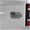 Banner Flags Usa Flag Trump 2024 Car Sticker Decal Mtipurpose Zz Drop Delivery Home Garden Festive Party Supplies Dhsyc