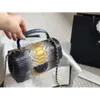 Tasche Handtasche Python Muster Handheld -Kettenbeutel Umhängetasche elegante Crossbody -Tasche Abend Bankett Diamant Muster Quadratbeutel