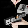 Lighters 2023 New Turbine Gas Windproof Lighter Welding Gun Cigarette Case 10Pcs Unusual Cam Mens Gift Small Toy Wi08 Drop Delivery Ho Dhvgs