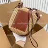 Draagtas designer tassen luxe handtassen schoudertassen schoudertassen kruis mode dames portemonnee dame handtassen stro geweven boodschappentas zomer strand emmer tas