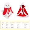 Costumi di gatto Custom natalizio costume da cosplay costume da tramonto per mantello per cagnolini Accessori per animali domestici