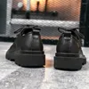Повседневная обувь мужчина лоферы проскользнули для удобных кроссовок для ходьбы платформы мужская бизнес -обувь Обувь офис офис