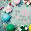 Dekoracja imprezowa 100 szt. Papierowe dekoracje stolika słonia konfetti na urodziny baby shower dziecko