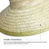 Klasik hasır şapka el yapımı balıkçı şapkası su geçirmez güneşlik şapkası yaz çiftçi şapkası 240428
