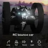 Wifi fpv caméra hd rc sauting voiture saut cardiate haute voiture avec des phares à LED musicale rc rebond car cadeau jouet kid