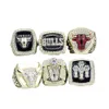 B3yw Band Rings New Steel Film Chicago Bulls 6-year Championship Ring Set Fan Collection Size