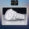 Groothandel Hip Hop Iced Diamond Fashion Jewelry VVS Men Full Bling Mechanical Moissanite Pols Watches