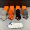 Women Sport Sock Calletyns Largos Disigner for Woman Stocking Pure Cotton Sockings Absorbent oddychające krótkie skarpetki łodzi luksusowe Etsukyfk H1q7