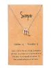 Frauen 12 Horoskop Zodiakzeichen Goldfarbe Anhänger Halskette Taurus Aries Leo 12 Sternbilder Schmuck Kinder Weihnachtsgeschenke 8376063