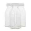 Bouteilles d'eau rangement jus de stockage de lait transparent
