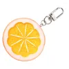 Keychains em forma de limão Cadeia -chave Modelo de frutas criativas de fruta Chaços de candidato a chaveiros