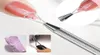 1 datorer rostfritt stål nagelband nagel pusher nagelkonst uv gel remover manicure pedicure care set cuticle pushers tools2241874