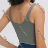 2024 Diseñer Brand Ll Align Fashion Tank Top Vest u Bura de yoga camisa de verano de lujo de lujo sexy para mujer camiseta tops sólido ventilado chaleco sin mangas 17 colores 967