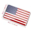 AQTQAQ Metal American US Flag Car Sticker Emblem Styling 240416