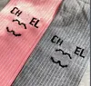 Designer tricot leg réchauffeur de pied chaussettes bas pour femmes pour femmes fashion filles coton streetwear streetwear hosiery lettre de sport