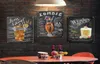 Cocktail metal vintage Cucina Accessori da bar per decorazioni da parete Segni di stagno SHABBY CAVE CROVE POSTRE DI POSTRE DECORATIVO Q07233766539
