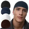 Berretto/teschio berretto da uomo musulmano cappello di preghiera unisex inverno caloroso berretto da cambio boccone islam je cap bid musulman maschile arabo kippah homme hat d240429